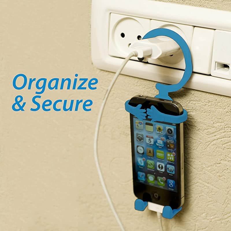 Silicon Flexible Cell Phone Holder, (Turquoise)