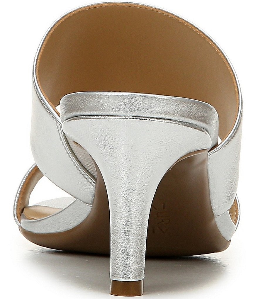 Naturalizer Tibby Banded Leather Dress Slide Sandals