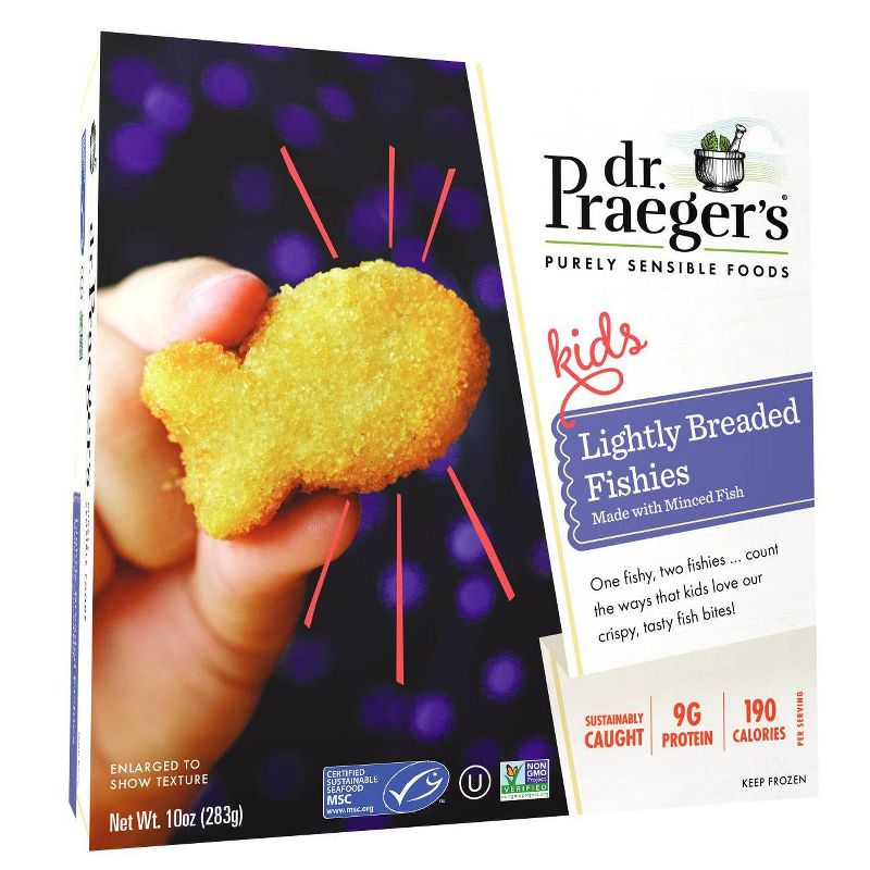 Dr. Praeger's Lightly Breaded Fishies - 10oz