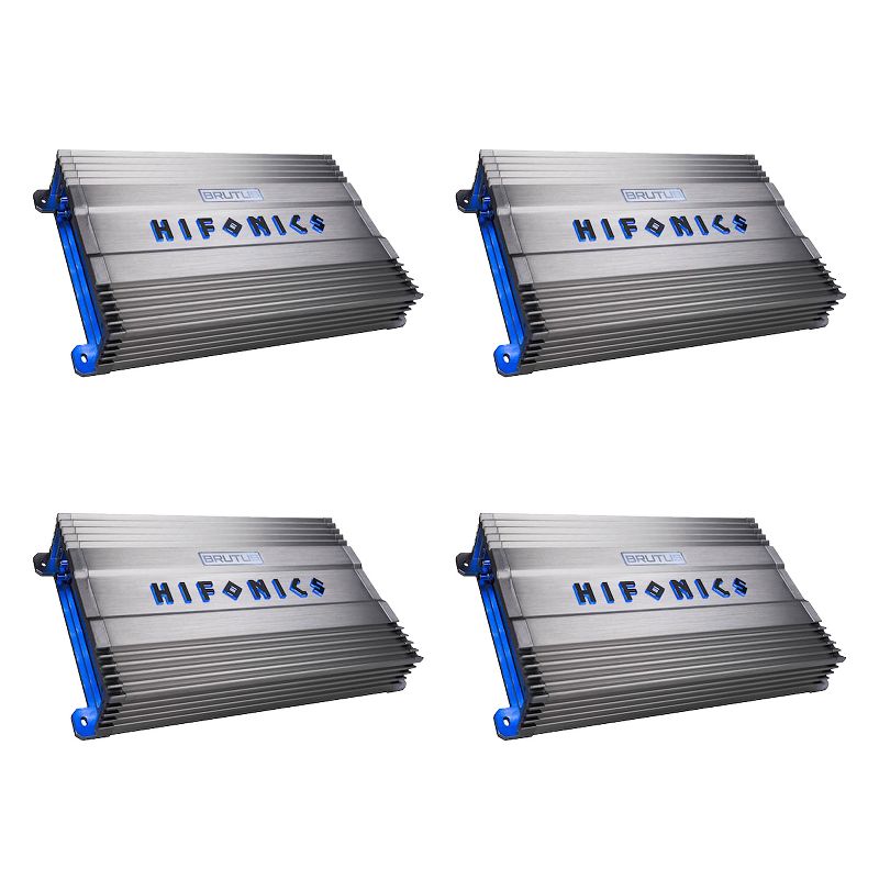 Hifonics BG-1300.1D Brutus Gamma Mono D 1300W Car Audio Subwoofer Amp Amplifer (4 Pack)