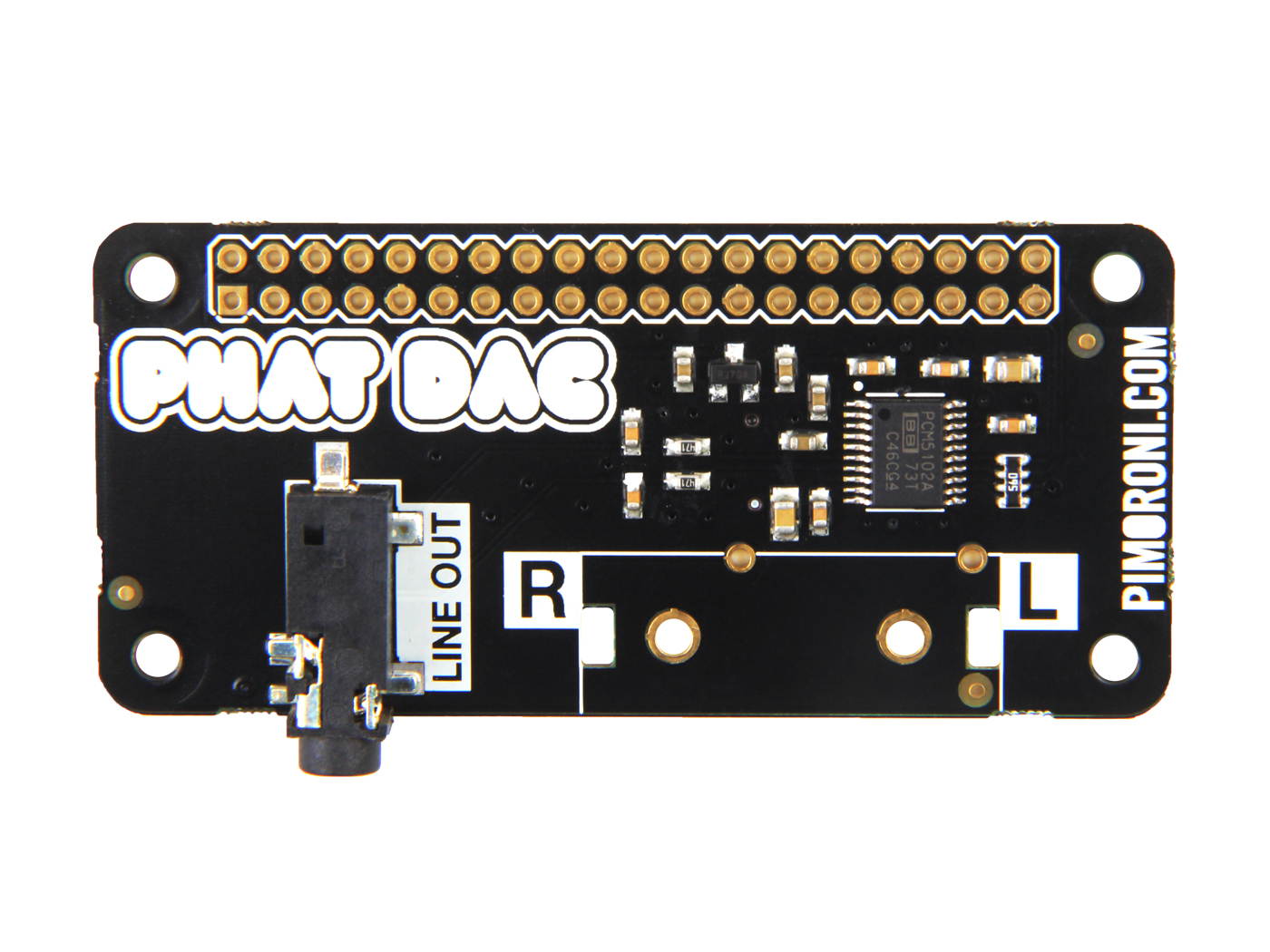 1pc Pimoroni pHAT DAC