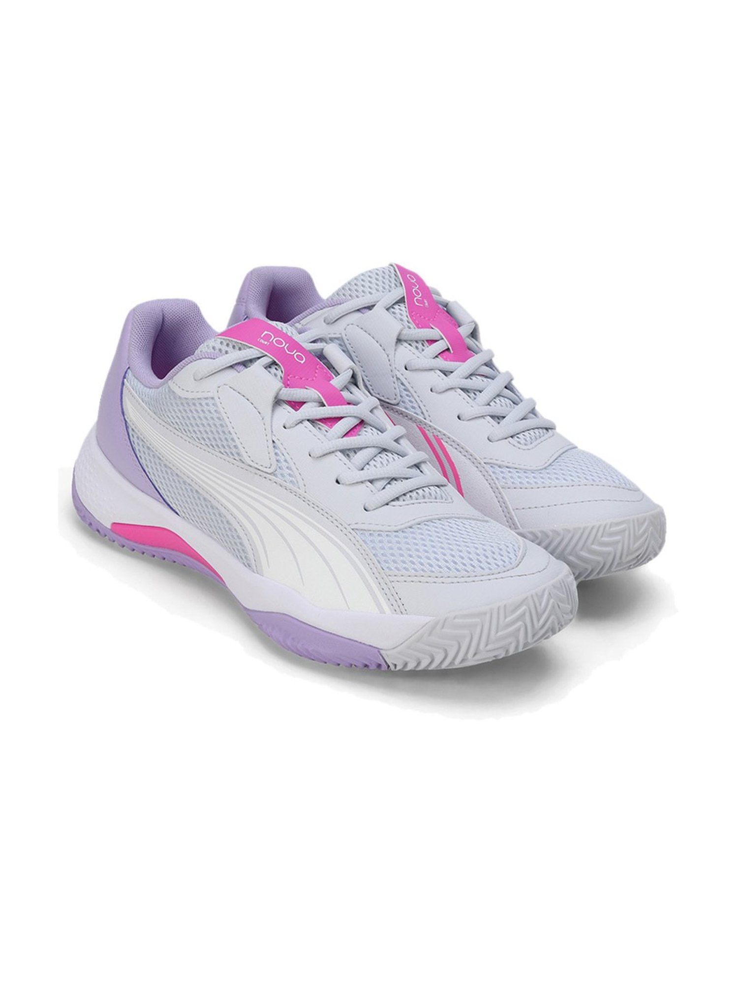 Puma Women's NOVA Grey Indoor Court Shoes