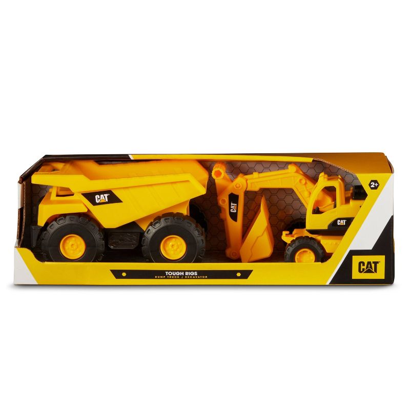 CAT Tough Rigs 2-pk Dump Truck & Excavator