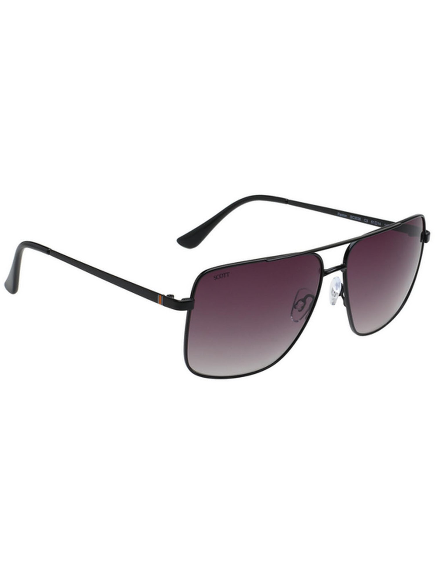 SCOTT Grey Square UV Protection Sunglasses for Men