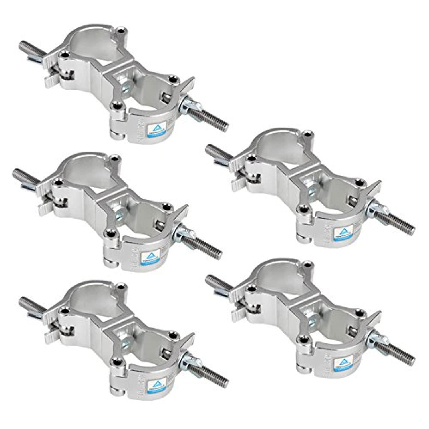 mountain ark 5 Pack DJ Truss Swivel Clamp And Turn As Needed Two 360 Degree Clamps fit Pipe 32-35mm F24