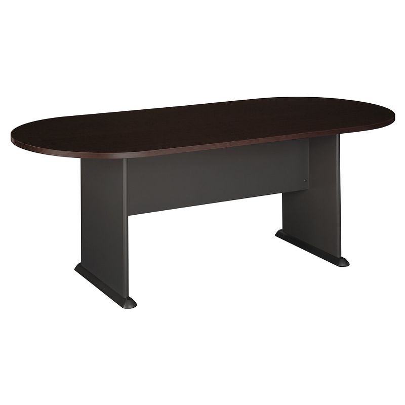 Bush A & C Conference Tables Mocha Cherry 82W x 35D Racetrack Conference Table TR12984A