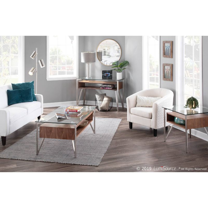 Metal Cannes Contemporary/Glam Table Lamp Gold (Includes LED Light Bulb) - LumiSource