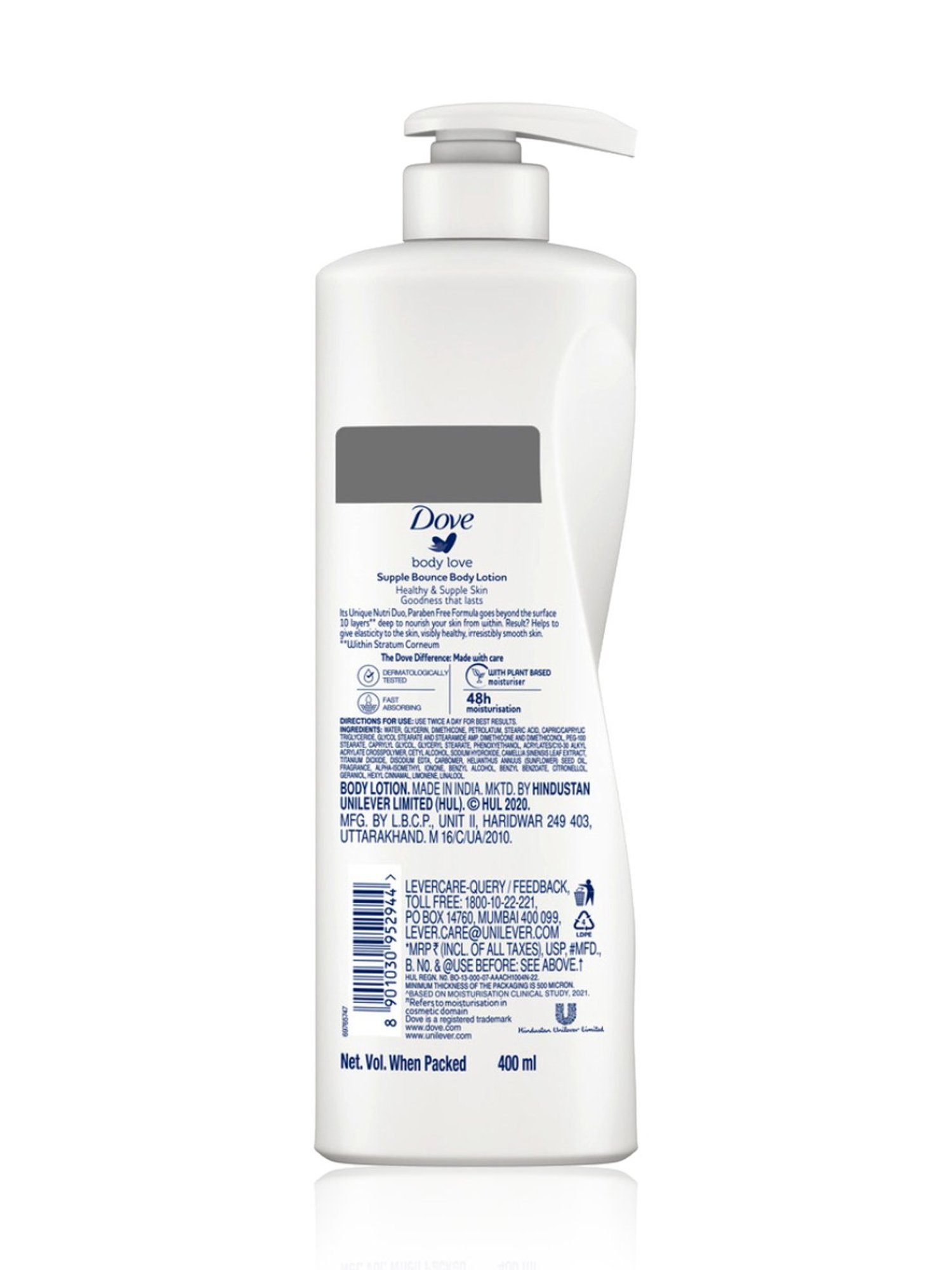 Dove Body Love Supple Bounce Body Lotion - 400 ml