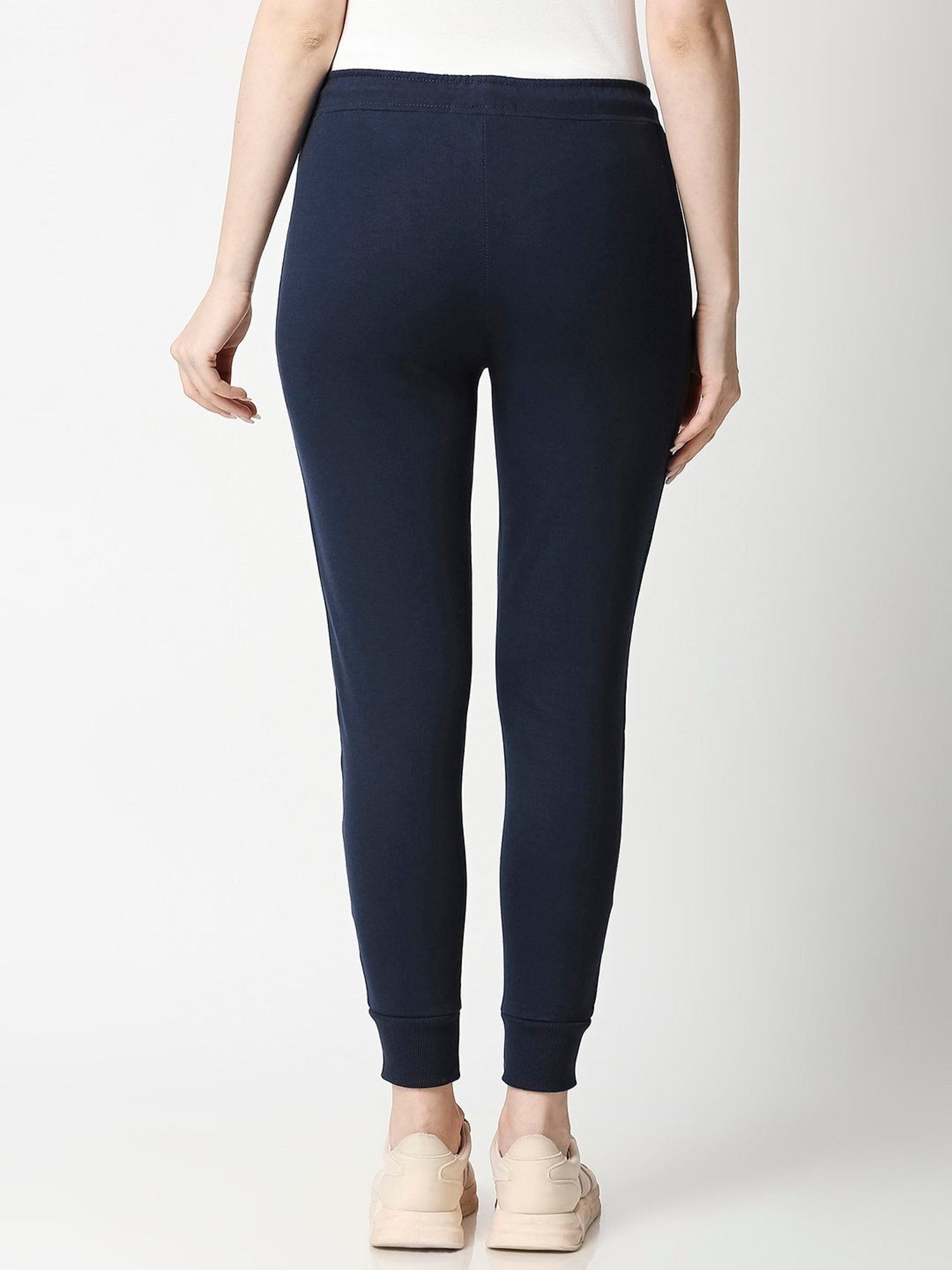 Bewakoof Navy Regular Fit Joggers