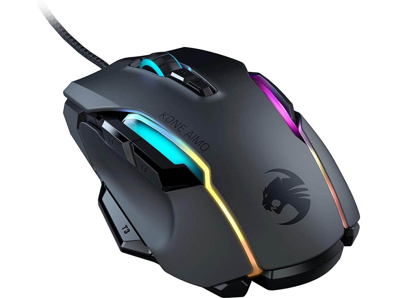 ROCCAT Kone AIMO Remastered ROC-11-820-WE White Wired Optical RGBA Smart Customization Gaming Mouse