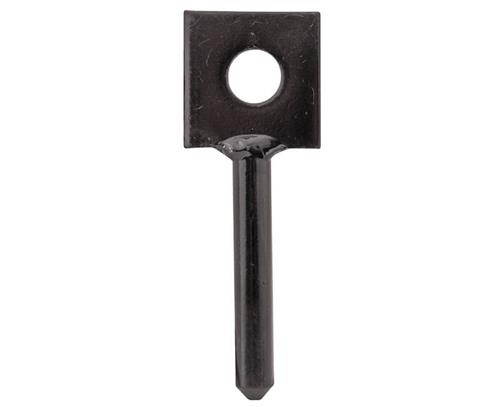 Tuff Stuff 1022 Square Head Black Finish Male Locking Gate Pin With 1/2" Diameter For Padlocks With A Shackle Diameter Of 9/16" Or Less