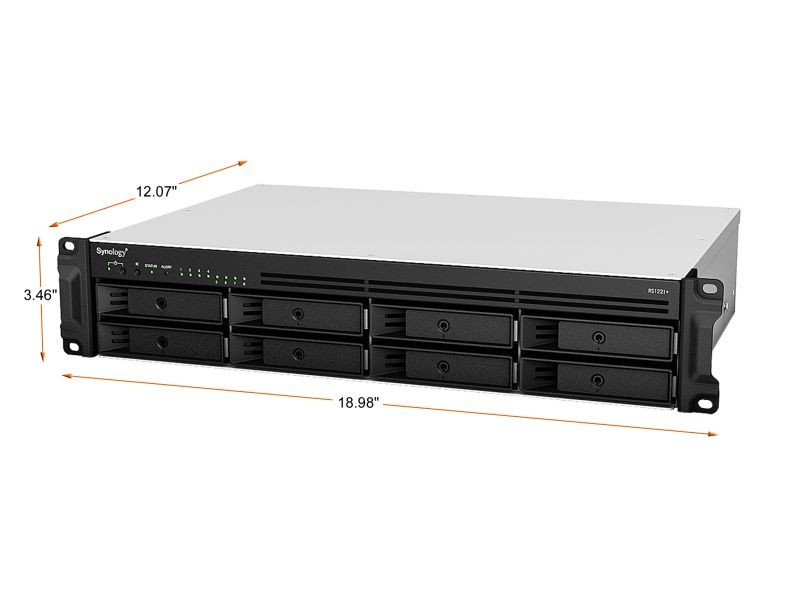 Synology 8 bay RackStation RS1221+ Rackmount NAS (Diskless)