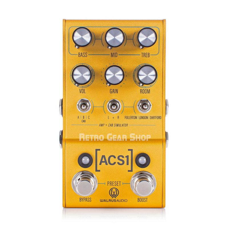 Walrus Audio Mako Series ACS1 Amp + Cab Simulator Guitar Effect Pedal In Stock!