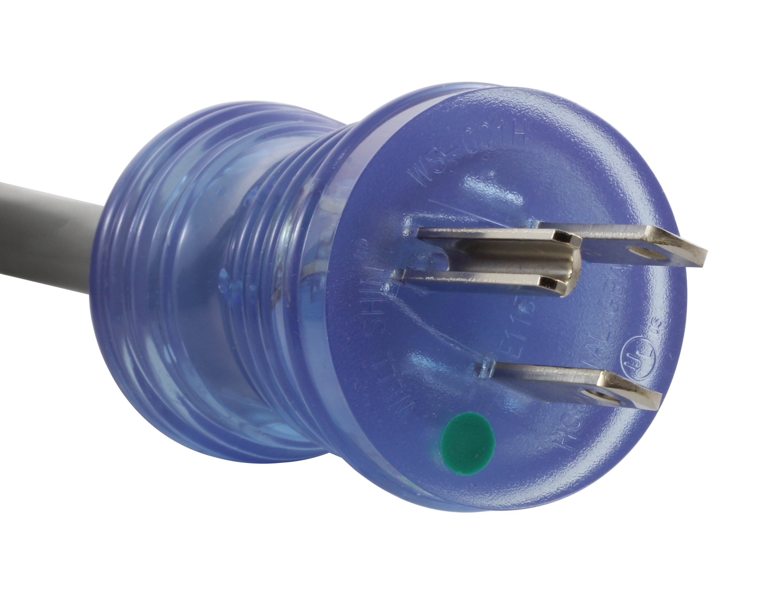 AC Connectors 10 ft. 14/3 SJTW 15 Amp Hospital/Medical Grade Power Cord with IEC C13