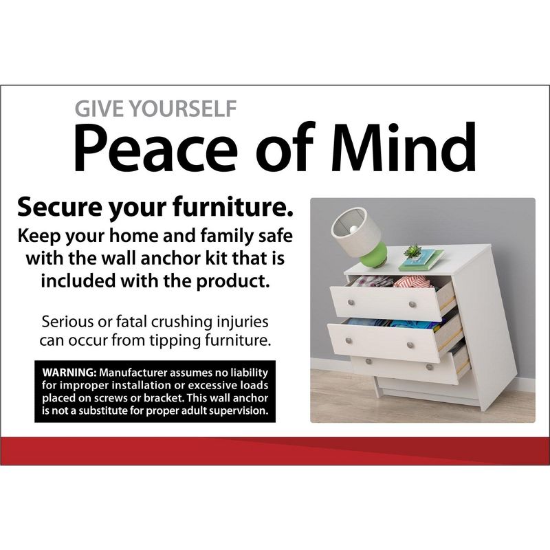 Melody 5 Drawer Dresser Ivory - Room & Joy