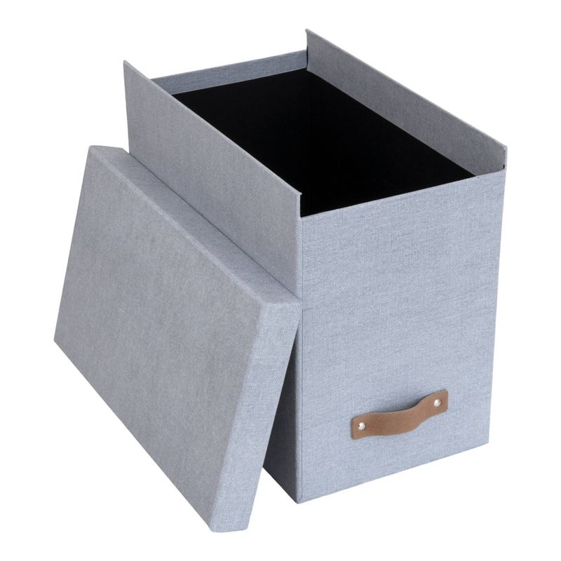 John Canvas File Box Ash - Bigso Box of Sweden