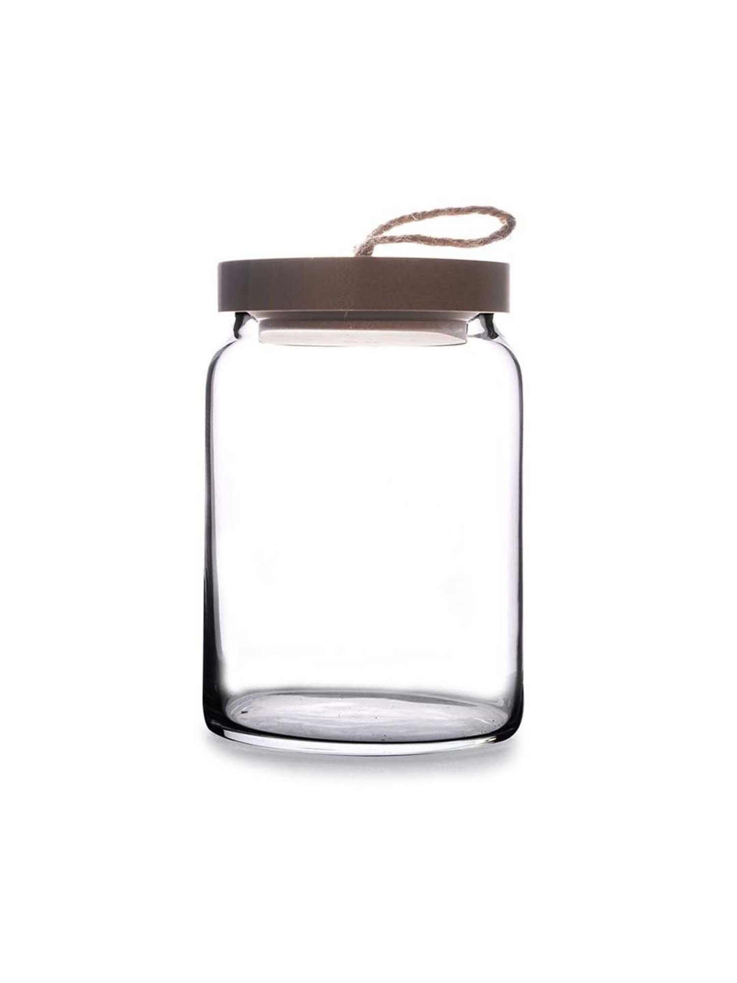 Pasabahce Transparent Woody Jar (0.86 L)