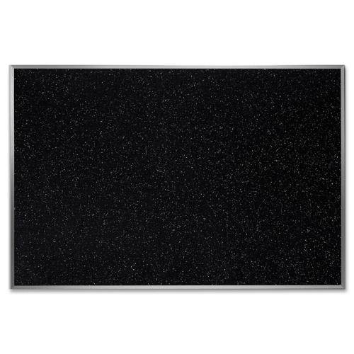 24.0" x 36.0" Aluminum Frame Recycled Rubber Bulletin Board - Confetti