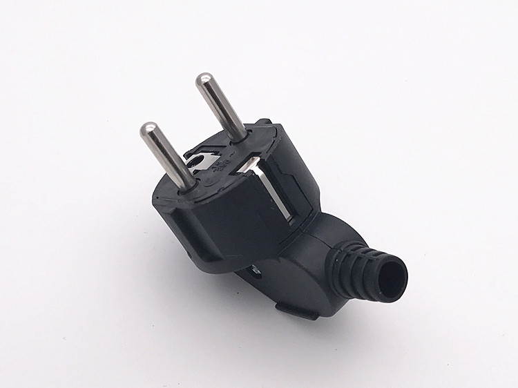 (2 Pack) Tekit EU 16A Schuko French Korea 4.8mm Pin DIY Rewireable Plug Max AC250V 16A ,Schuko France Germany EU  4.8mm Pin DIY Rewireable Power Plug