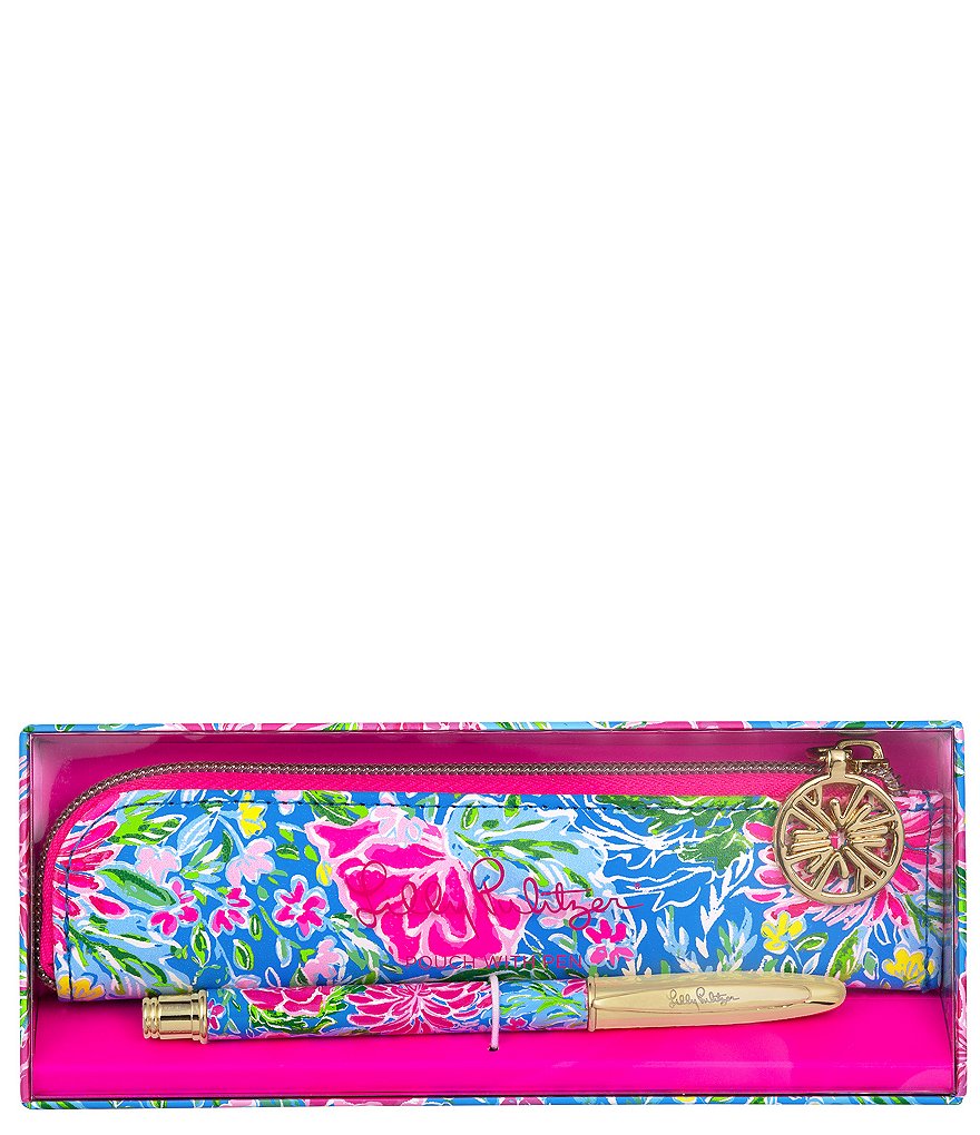 Lilly Pulitzer Bunny Business Ballpoint Pen with Pouch