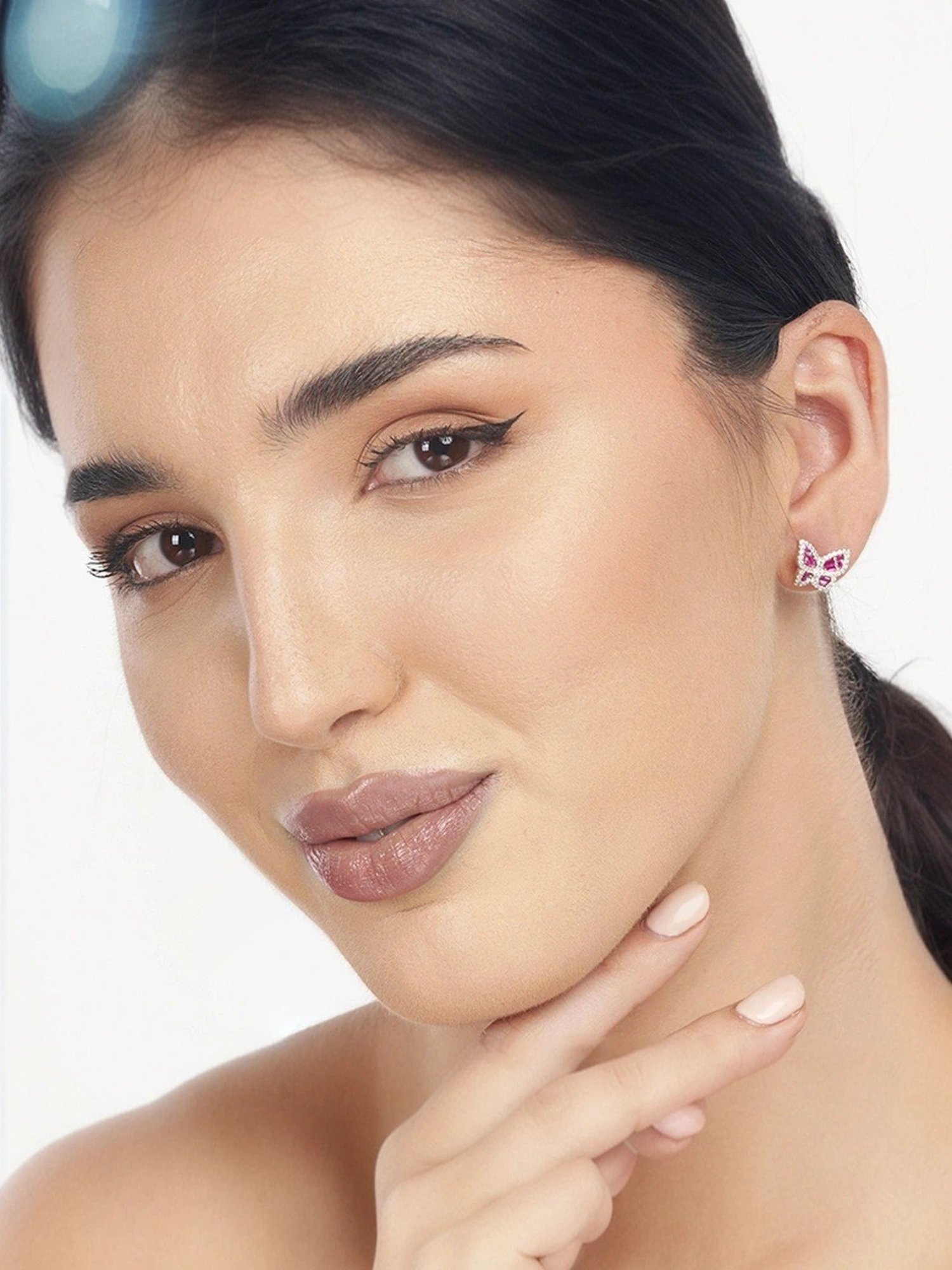 Clara 92.5 Sterling Silver Maude Earrings for Women