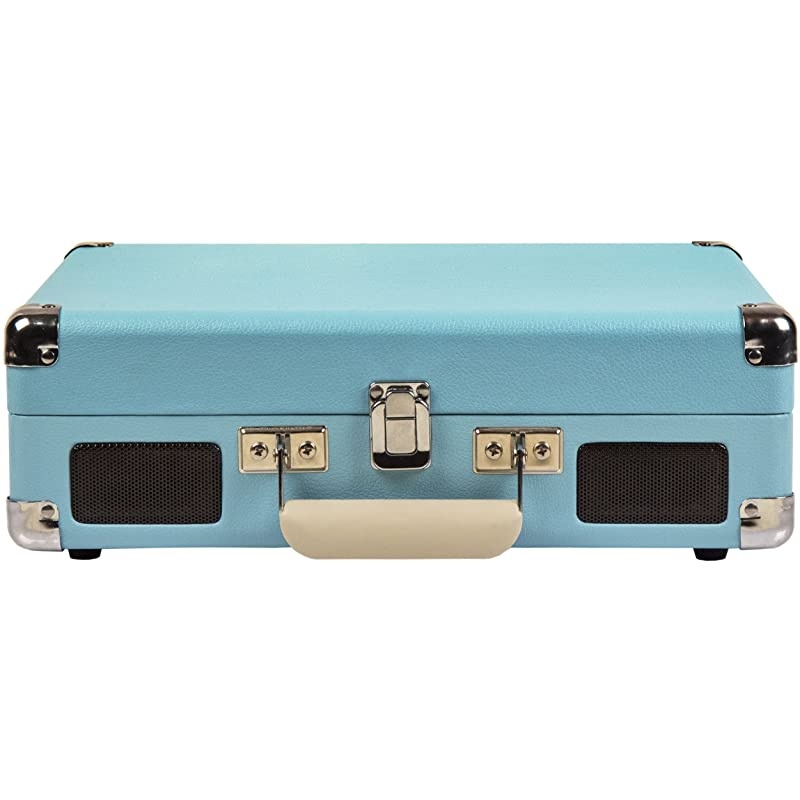 Cruiser Deluxe Vintage 3Speed Bluetooth Suitcase Turntable Turquoise