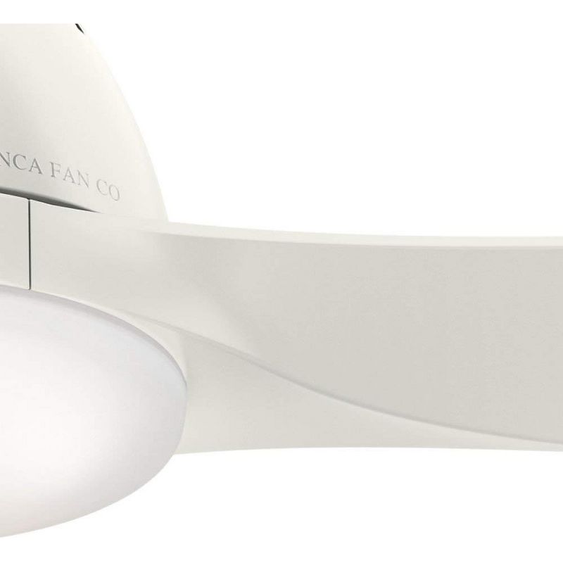Hunter Fan Company Casablanca Wisp 52-Inch Multiple Speeds Modern Ceiling Fan with LED Lights and 3 Blades, White