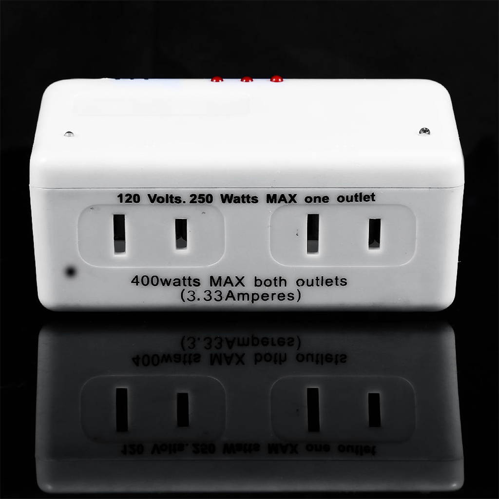 Wall Socket Outlet Adapter The Clapper Sound Activated Clap On/Off Light Switch