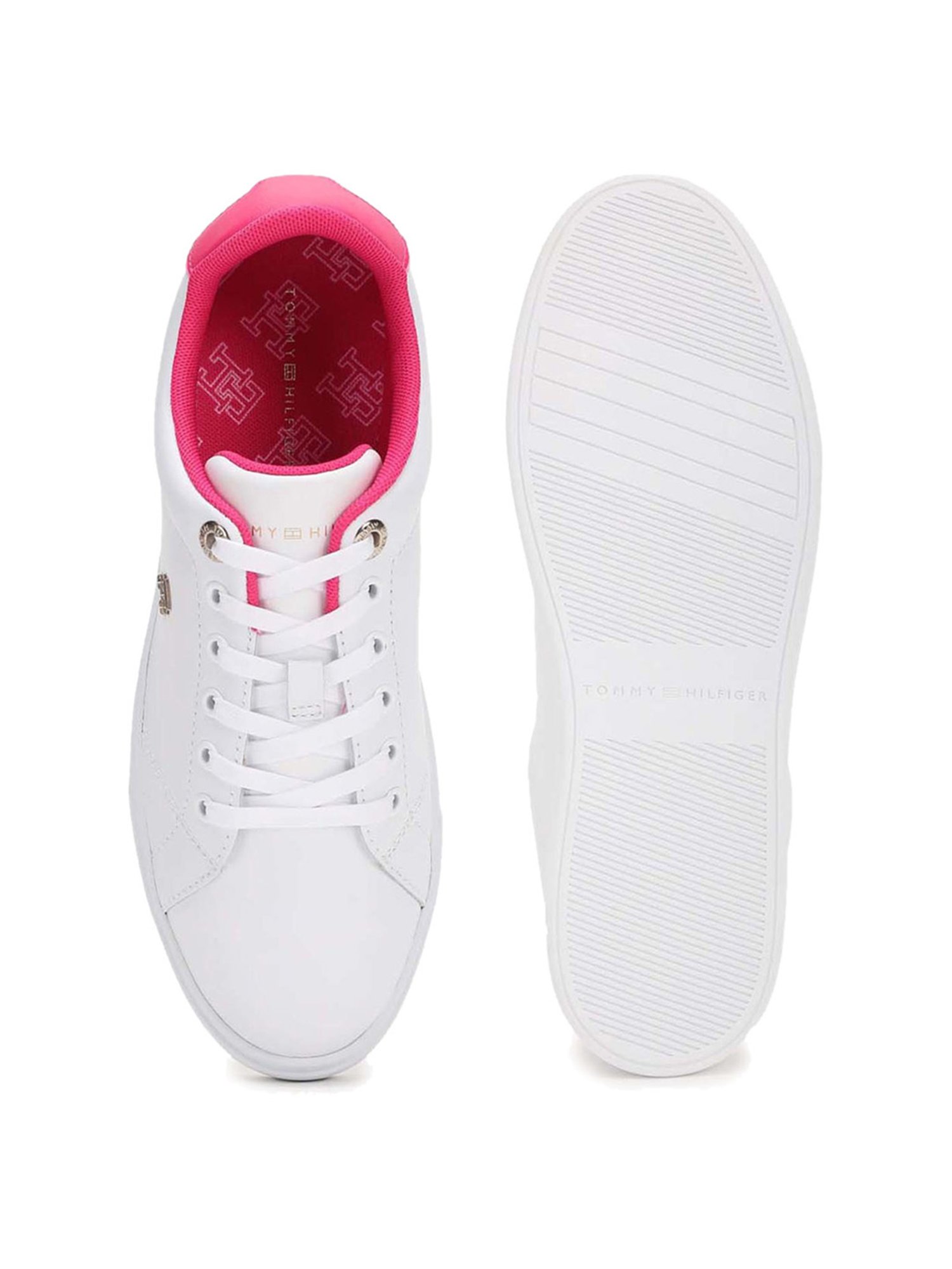Tommy Hilfiger Women's White Casual Sneakers