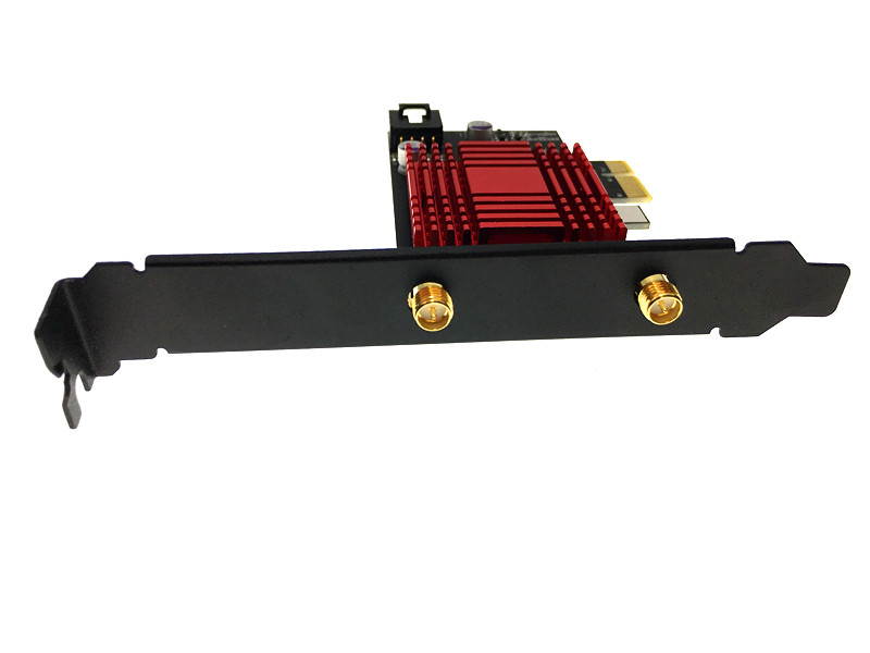 Plugadget 9260AC PCIE Wireless Card, Dual Band 1730Mbps Wireless Adapter Wifi Bluetooth 5.0 with Heat Sink for Desktop Computer PC