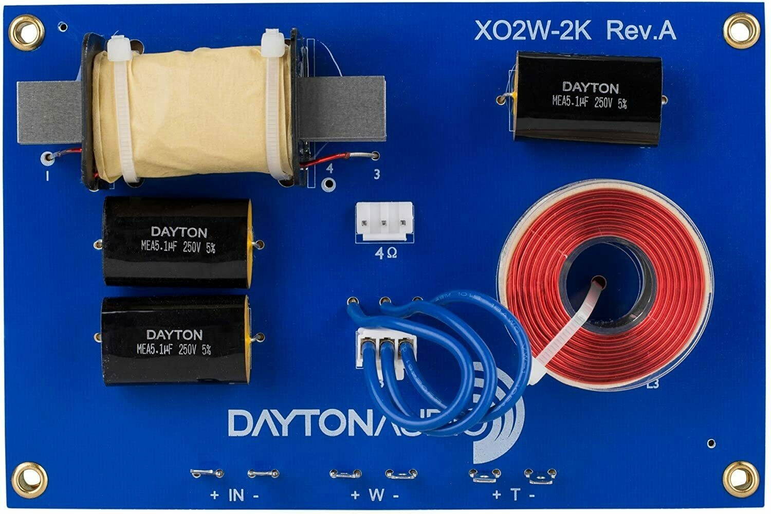 Dayton Audio - XO2W-2K - 2-Way Speaker Crossover 2,000 Hz