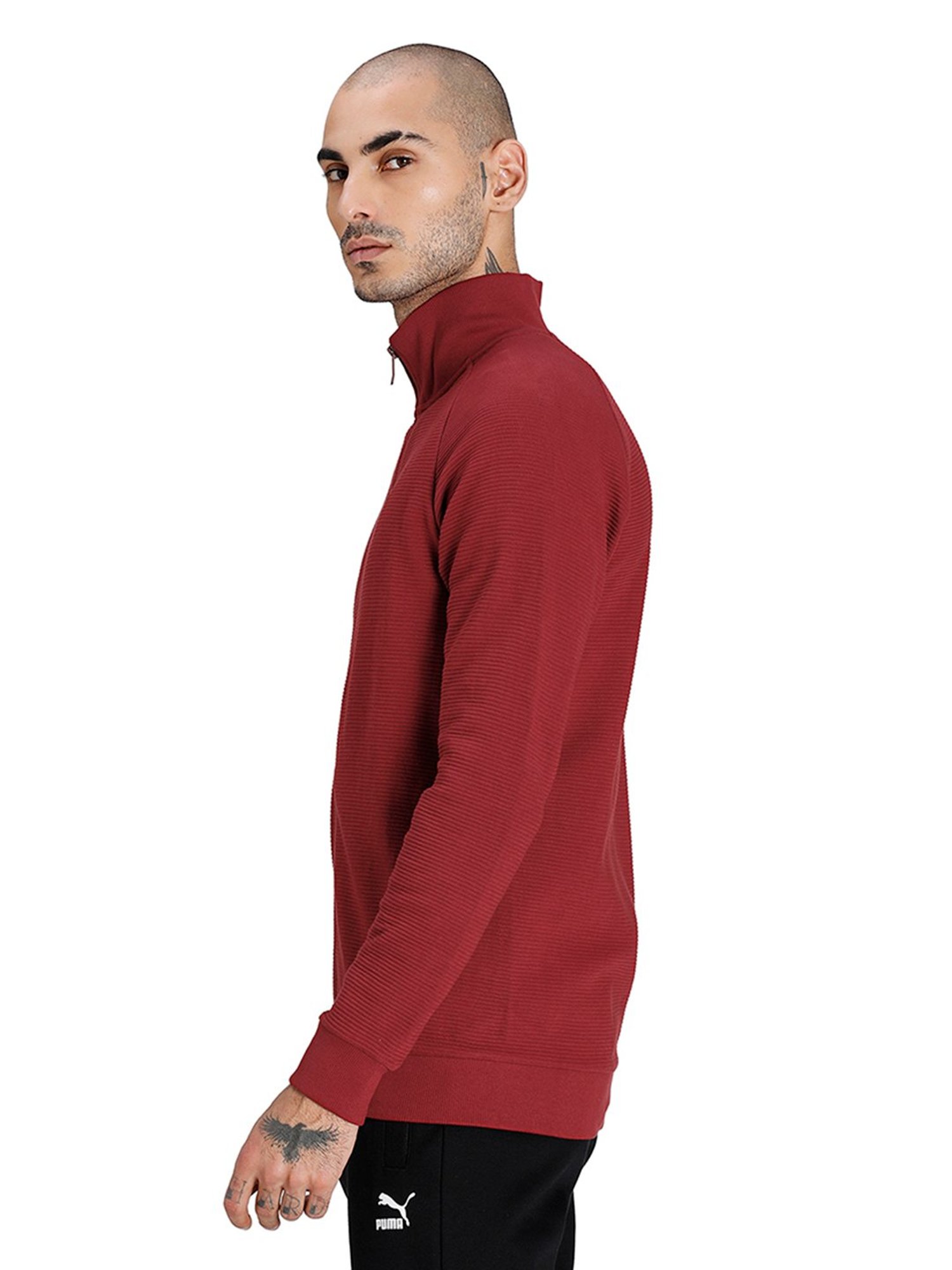 Puma Red Full Sleeves Jacket