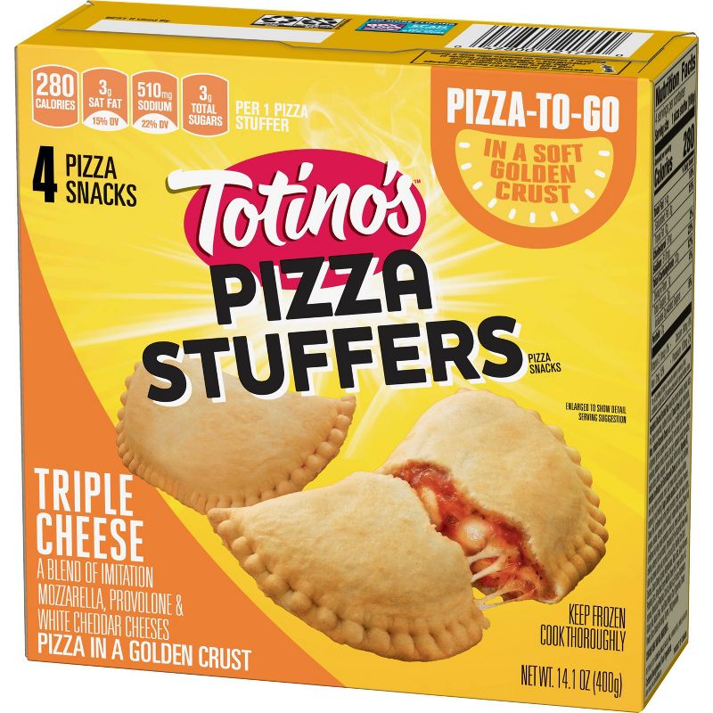Totino's Pizza Stuffers Triple Cheese Frozen Pizza Snacks - 14.1oz/4ct