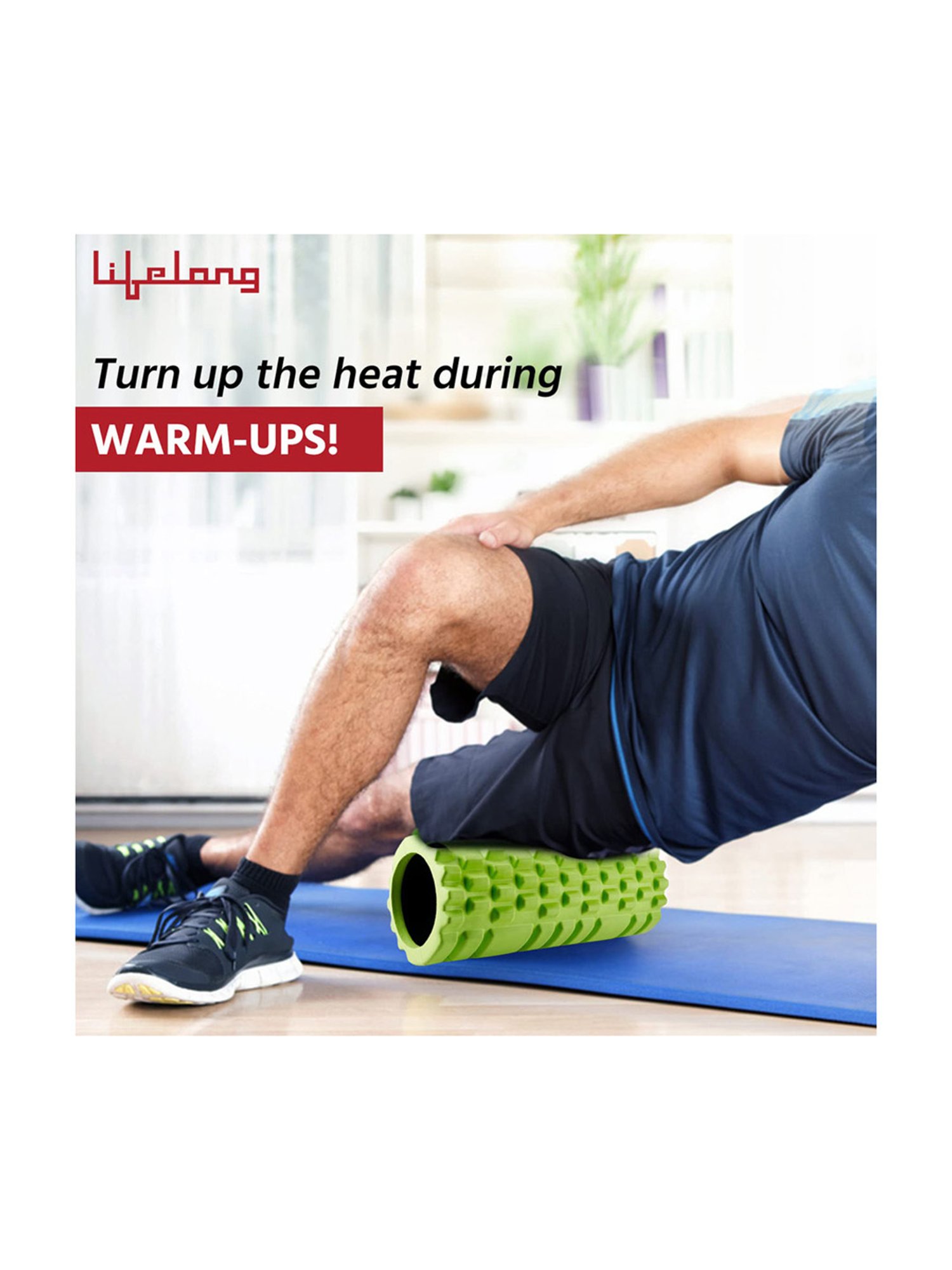 Lifelong Back Pain Foam Rollers (Green) Size - One Size