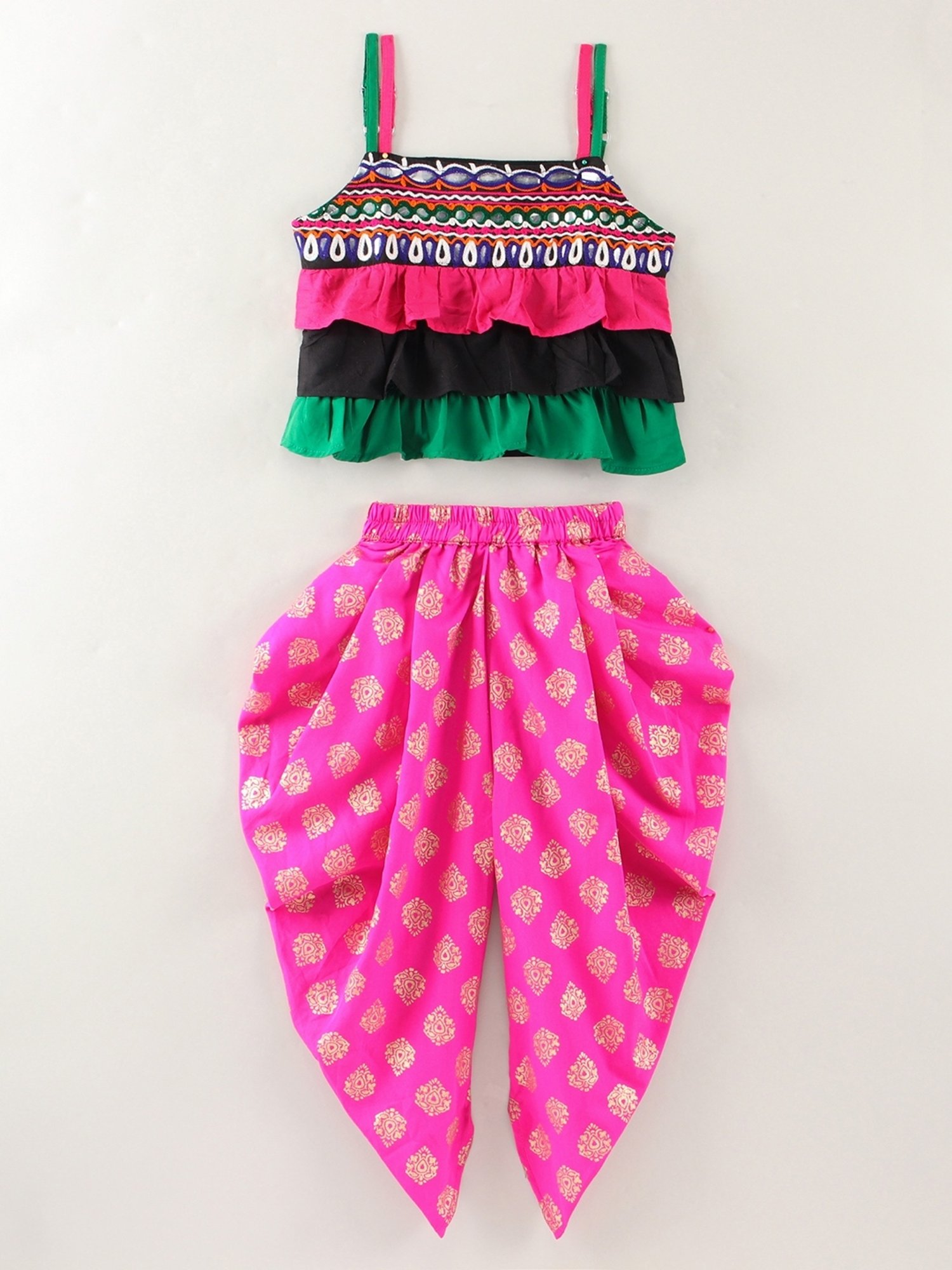 TWISHA Multi Embroidery Clothing Set