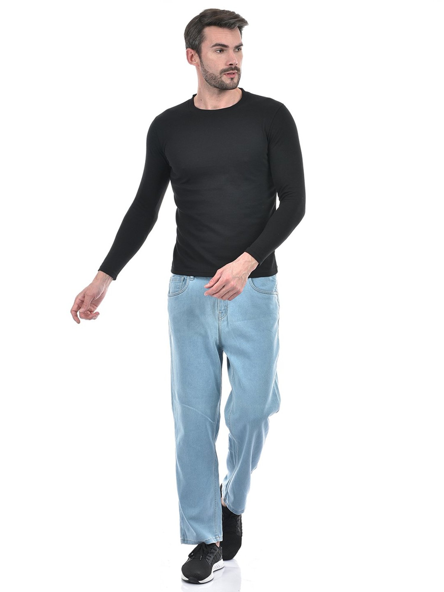 Integriti Black Regular Fit Crew T-Shirt