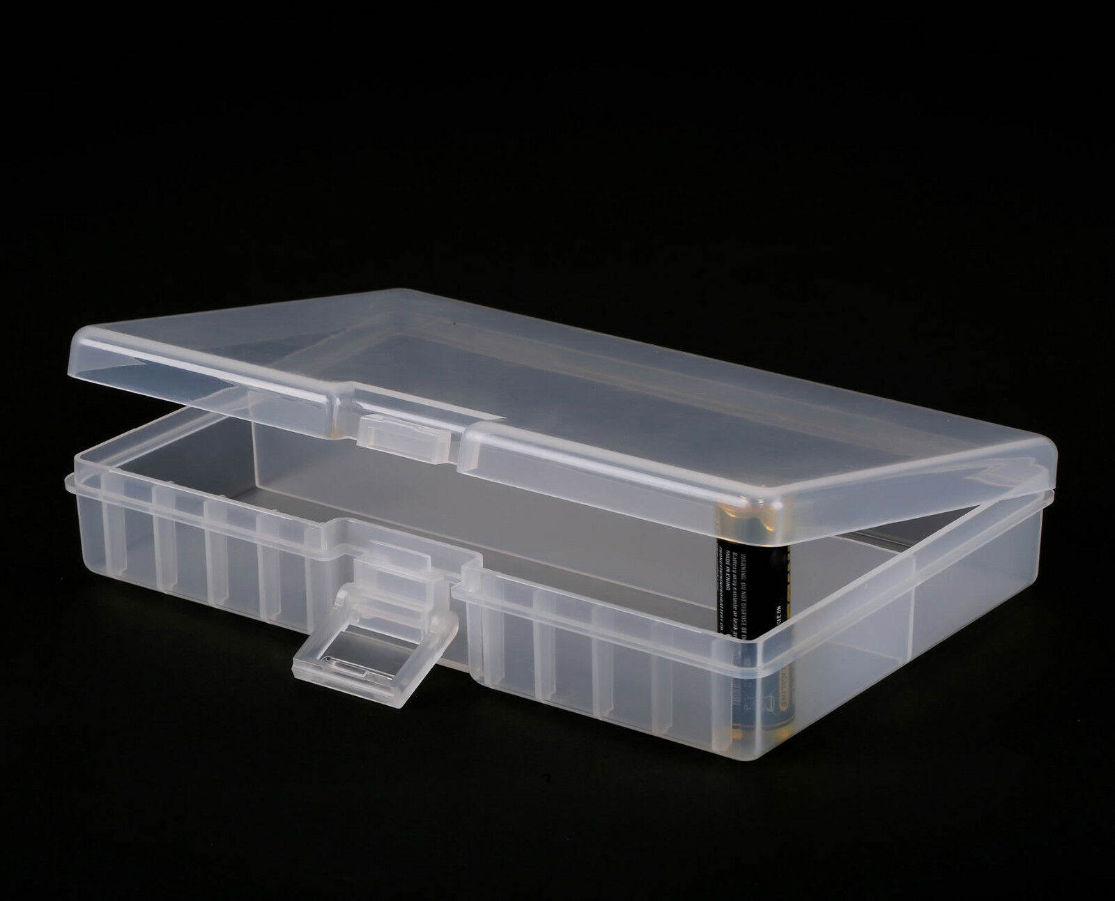 Battery Holder Storage Case Battery Organizer Box Clear For 48 AAA Batteries