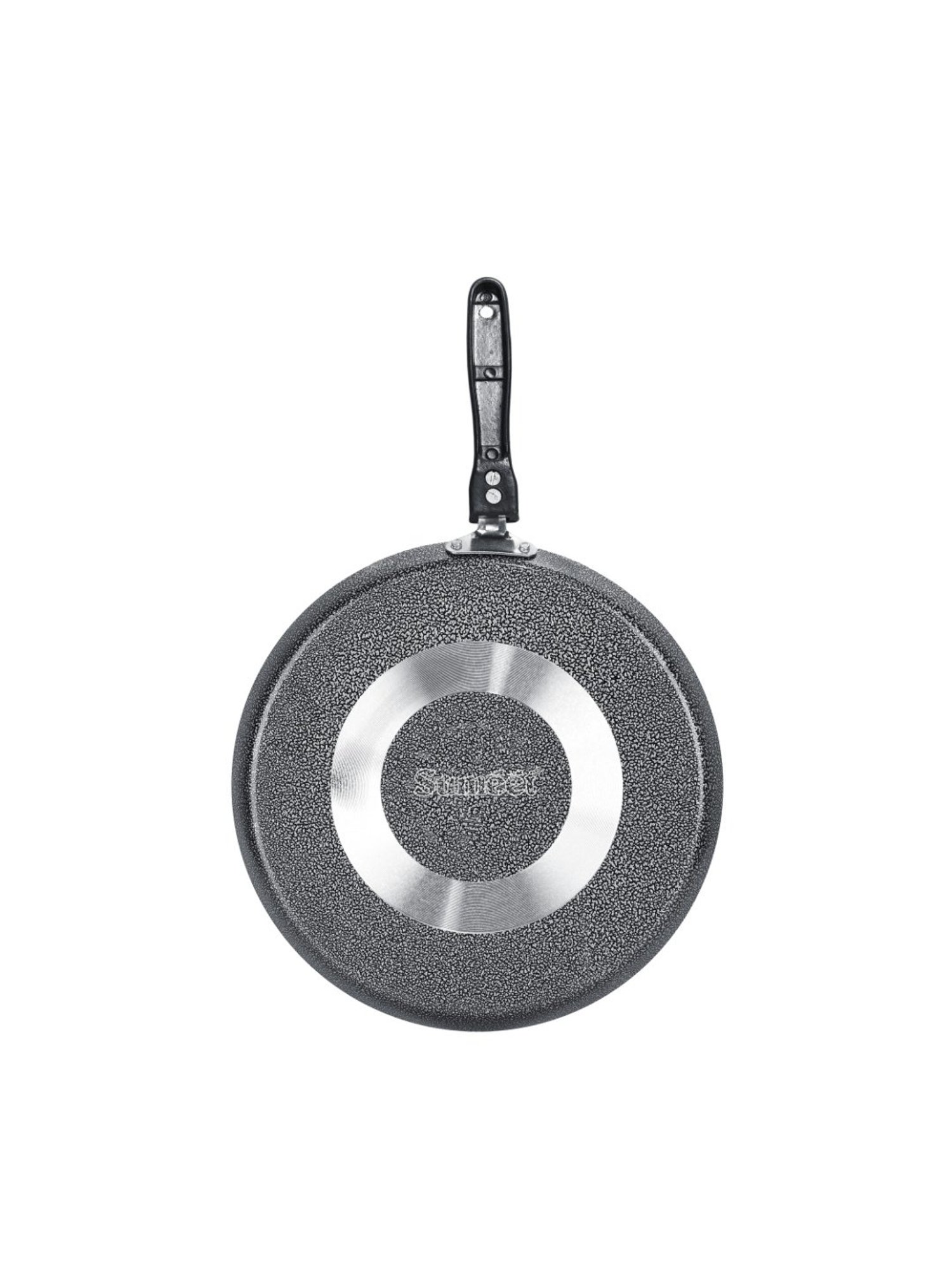 Sumeet Gold Series Pre Seasoned Cast Iron Concave Tawa for Roti 27cm 1.8kg, Gas & Induction-Friendly