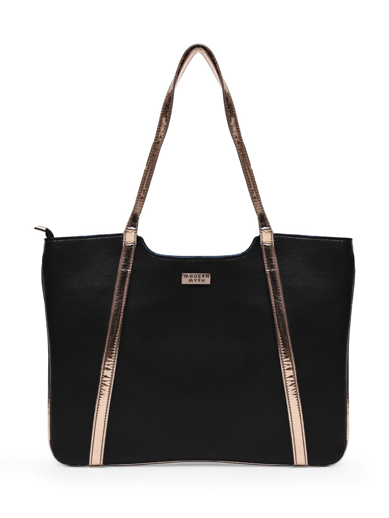 Modern Myth Trapeze Black Large Tote Bag