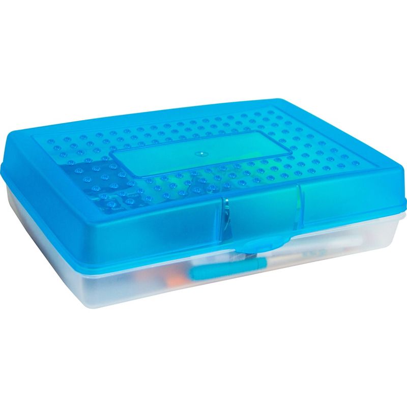 Storex 12pk Large Pencil Boxes - Blue