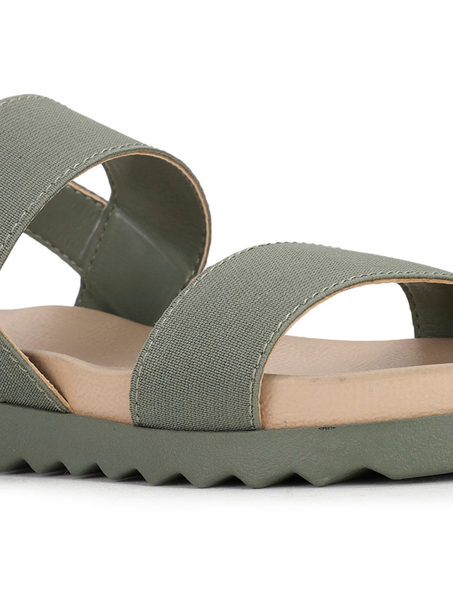 Bata Women's Green Sling Back Wedges