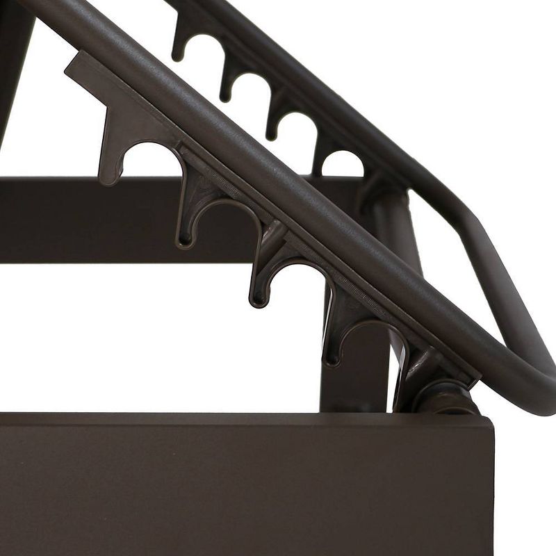 NewPort Outdoor Wicker Chaise Lounge - Dark Gray - Coaster