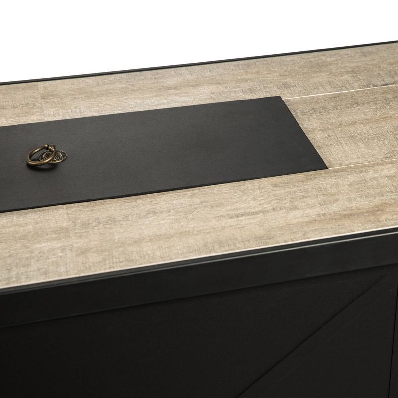 28" Steel Ceramic Propane Gas Fire Pit - Peaktop