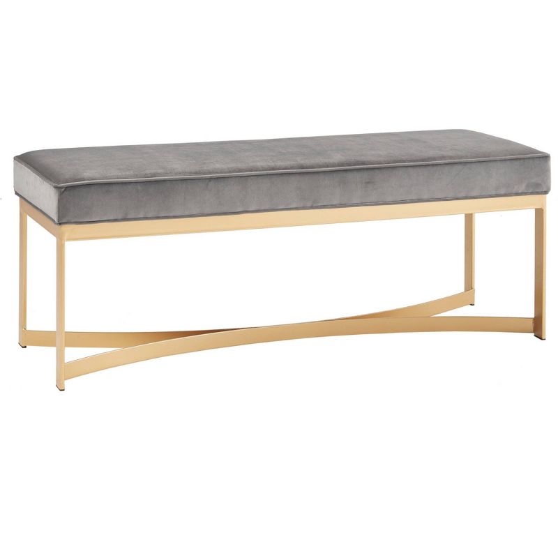 Juneau Demilune Accent Bench Brown - Treasure Trove Accents