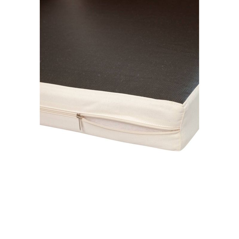 2pc Grass Eucalyptus Corner Chair with Cushions Brown - Alaterre Furniture