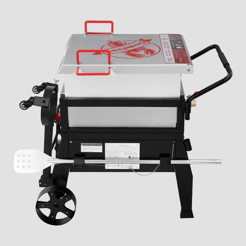 Creole Feast Single Sack Crawfish Boiler and Outdoor Stove Propane Gas Cooker CFB1001A Black