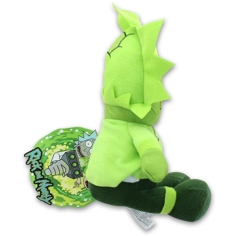 Johnny's Toys Rick & Morty 8 Inch Stuffed Character Plush | Toxic Rick