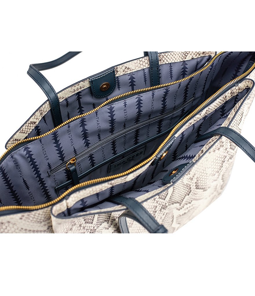 Thacker Anya Snake Large Tote Bag