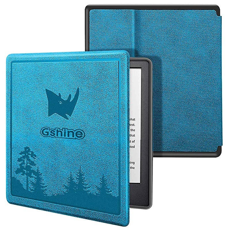 Case Fits AllNew Kindle Oasis 10th Generation ONLY 2018 and 2019 Release Multi Angle Viewing Vertical Flip Cover with Auto WakeSleepSky Blue