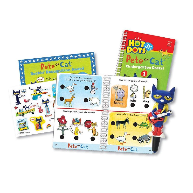 Educational Insights Hot Dots Jr. Pete the Cat I Love Kindergarten! Set